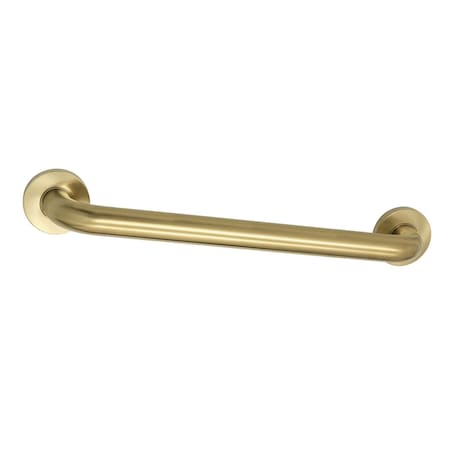 Kingston Brass DR514167 16-Inch x 1-1/4-Inch O.D Grab Bar, Brushed Brass DR514167